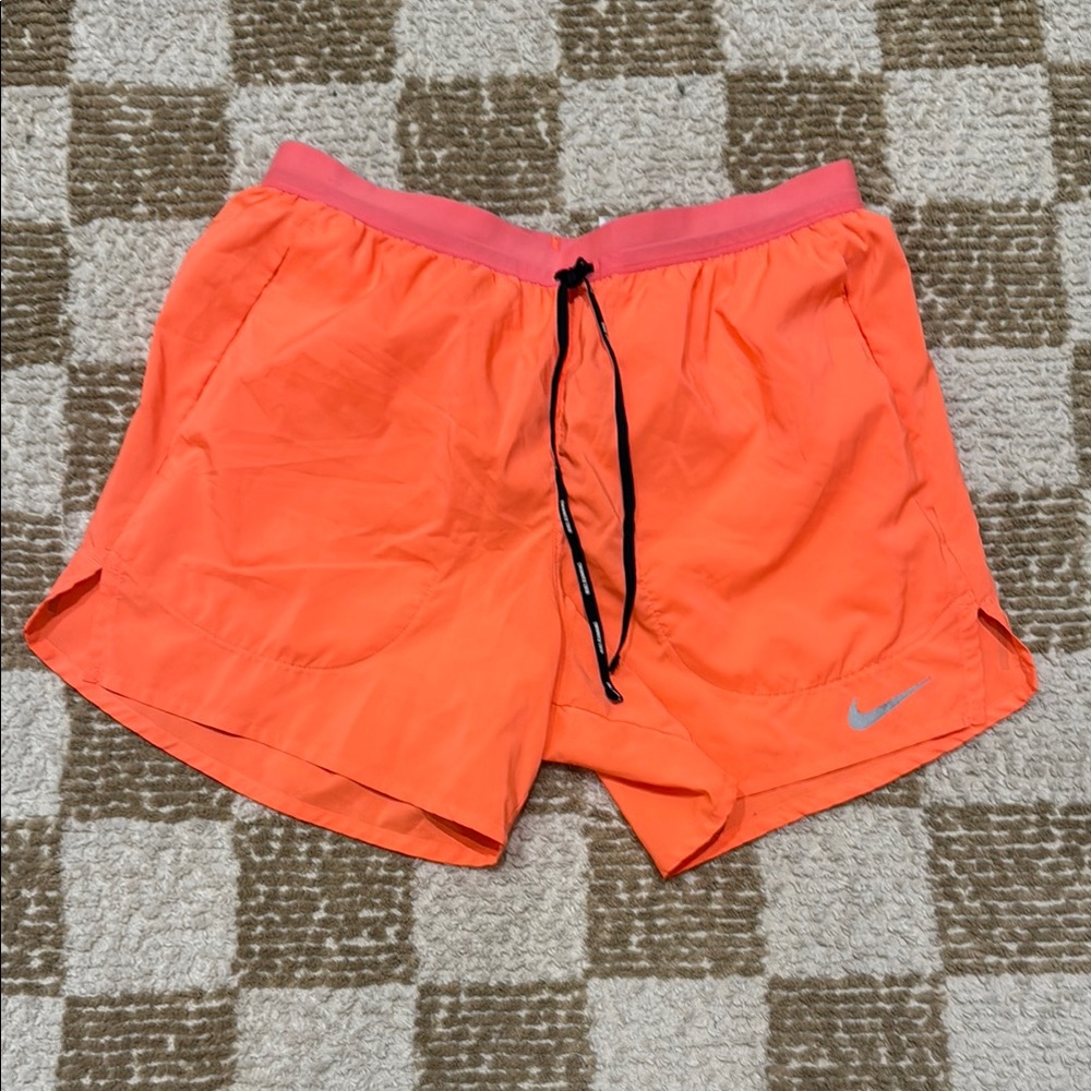 Nike Orange Athletic Shorts
